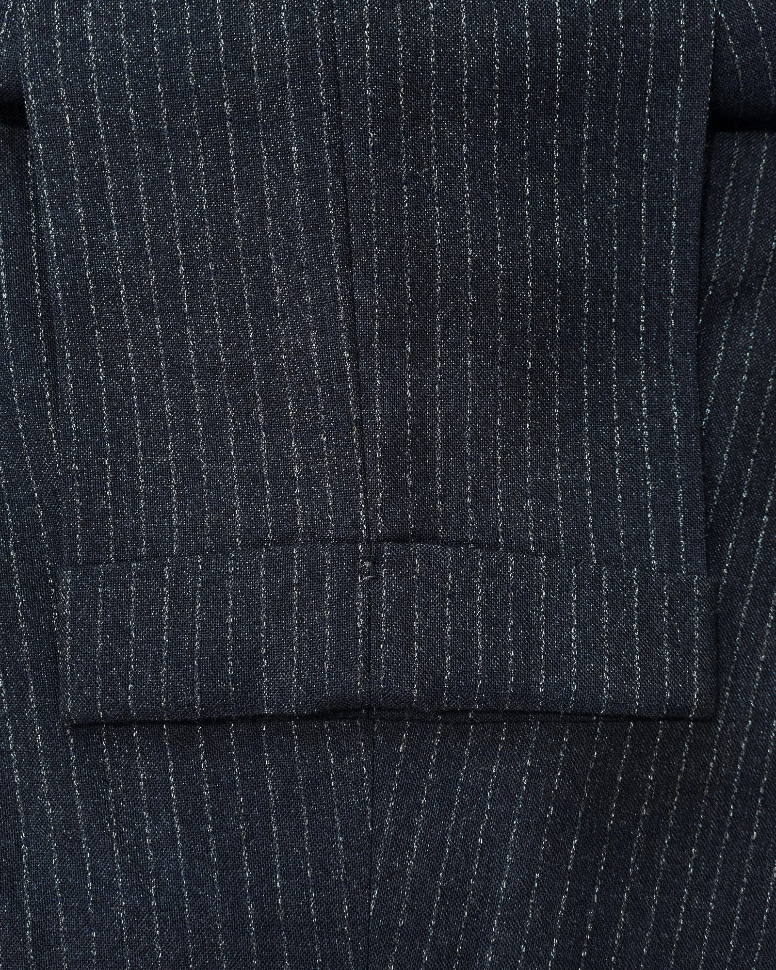 VINCENT & FRANKS S2118033/3 NAVY PIN STRIPE SLIM TROUSER