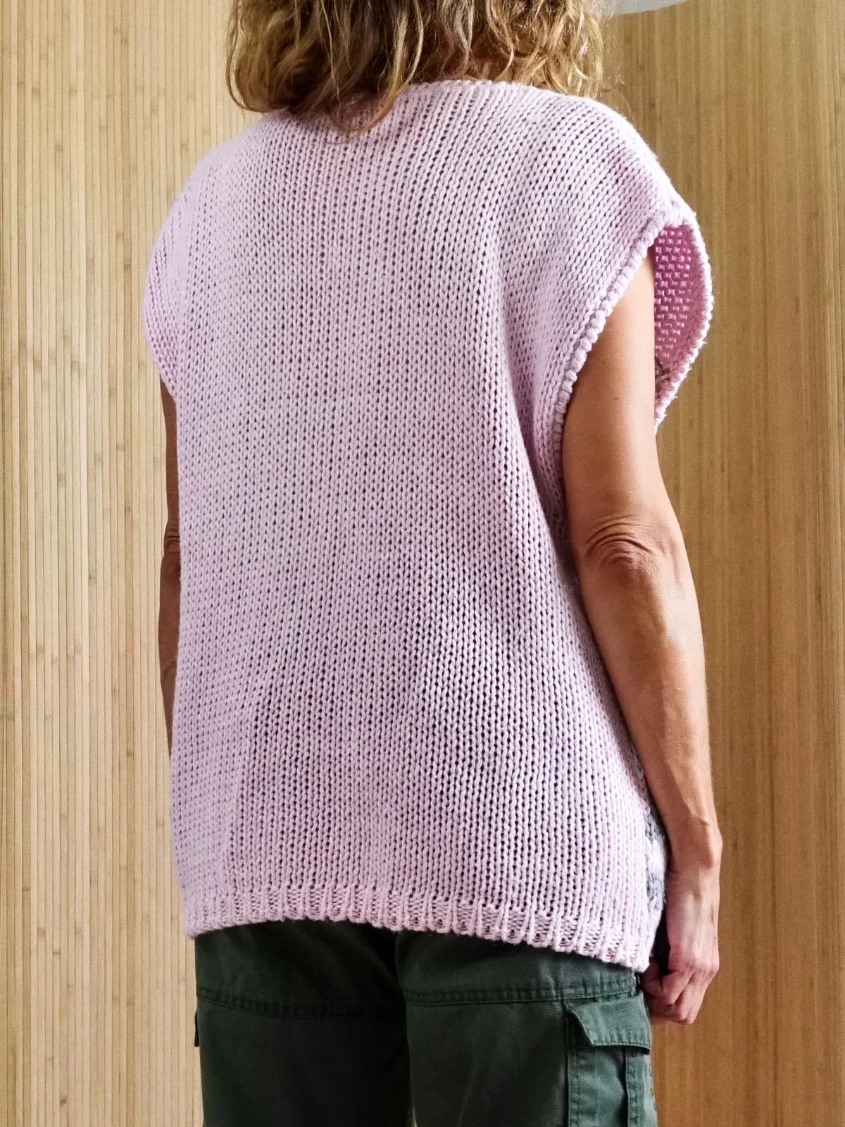 Vintage 80's Slouchy Pink Sweater