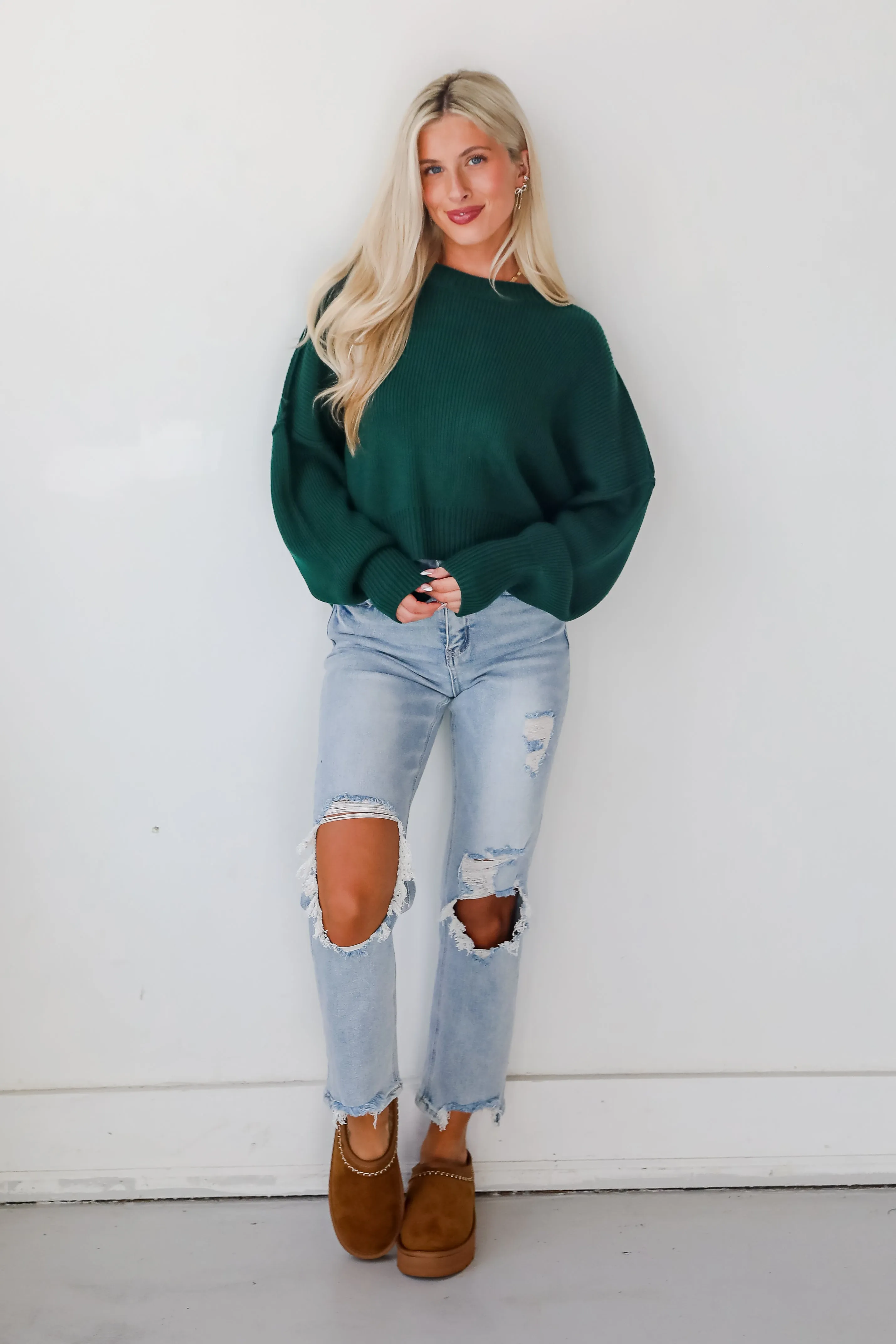 Warm Bliss Cropped Sweater - DOORBUSTER