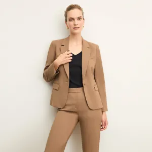 Yasmine Blazer - Wool Twill :: Camel