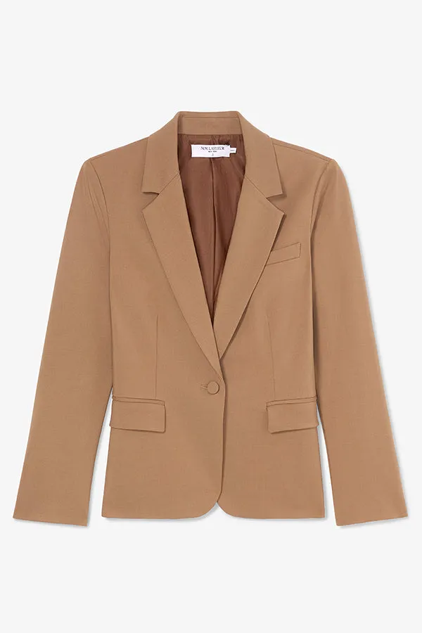 Yasmine Blazer - Wool Twill :: Camel