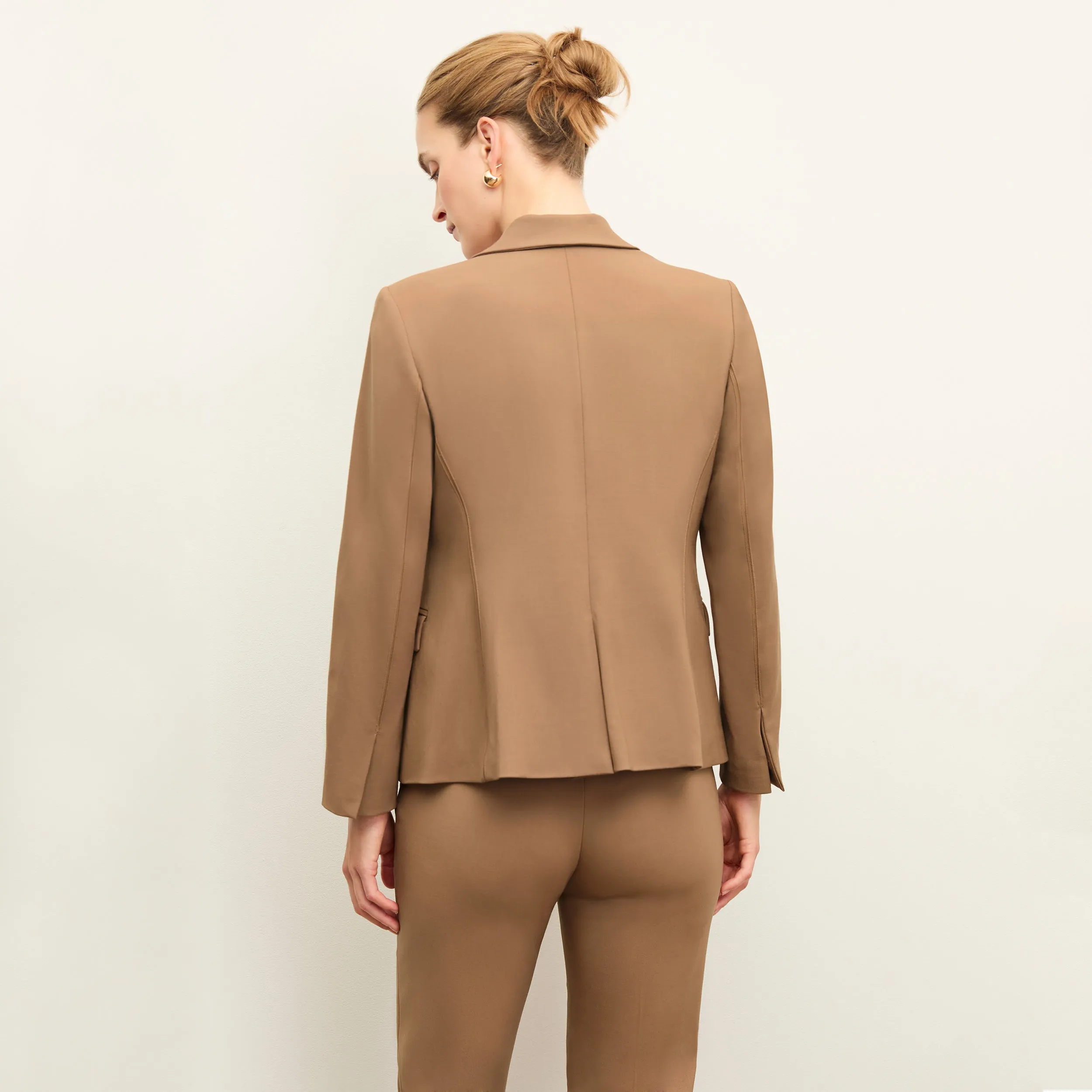 Yasmine Blazer - Wool Twill :: Camel