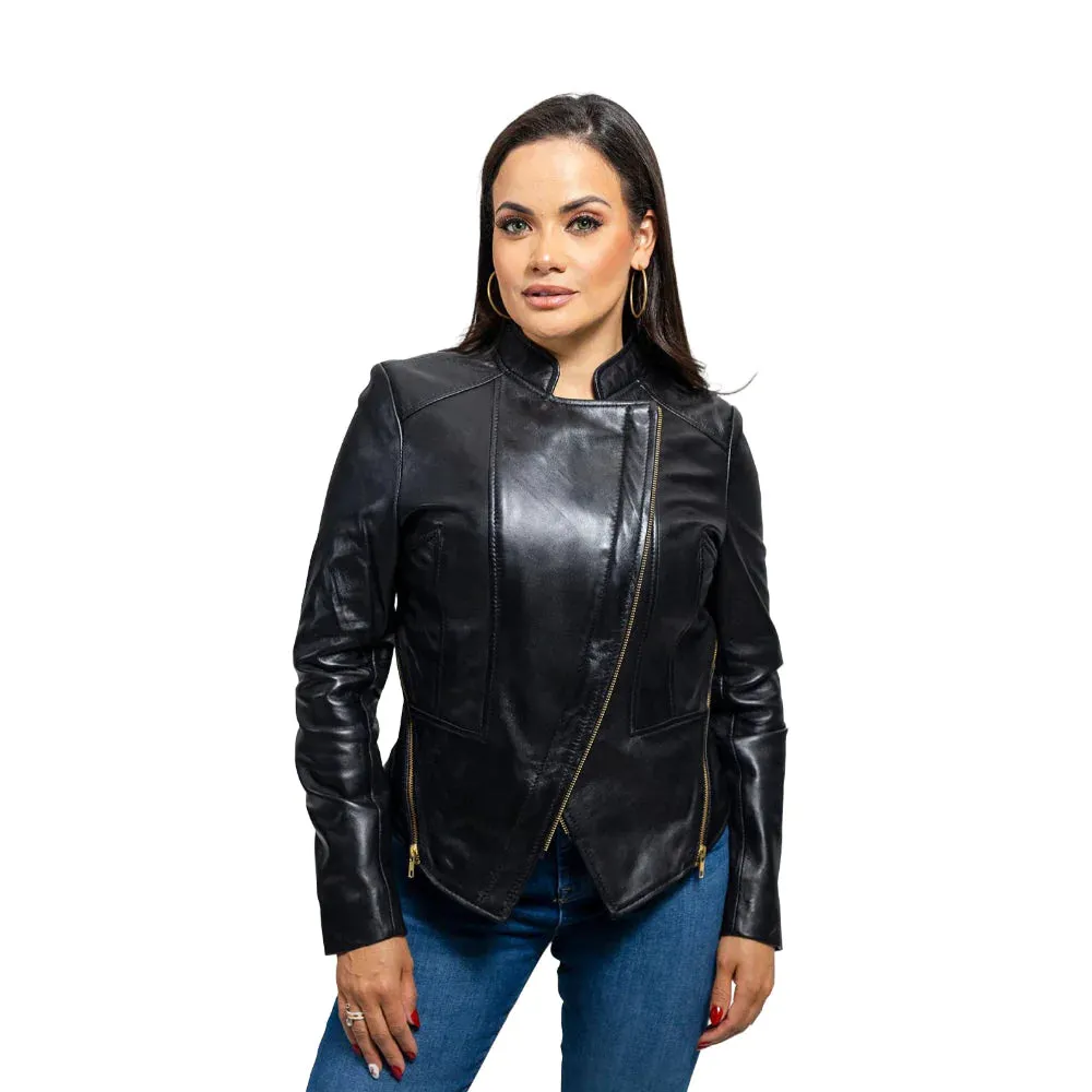 Zoey Womens Fashion Leather Jacket